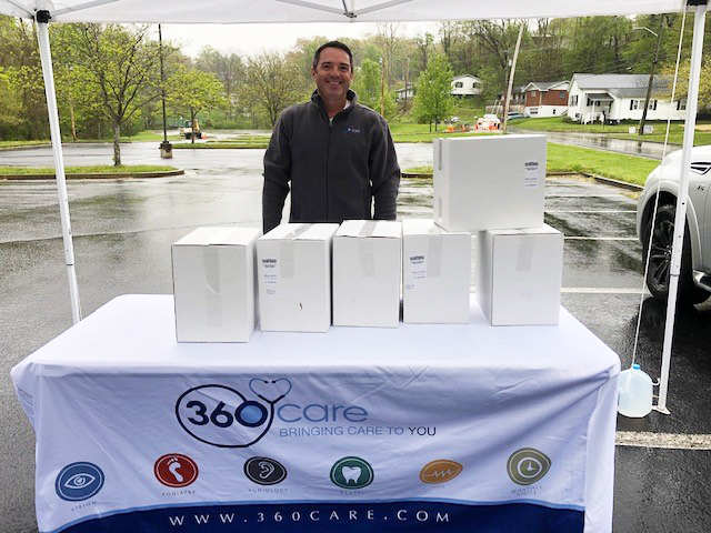 Distributing hand sanitizers in Ashland KY